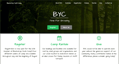 Desktop Screenshot of blackstrapyouthcamp.org